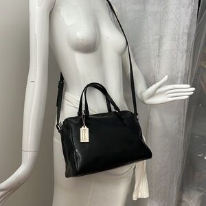 Coach Peyton Bennett Patent Crosshatch Leather Mini Shoulder Crossbody Bag